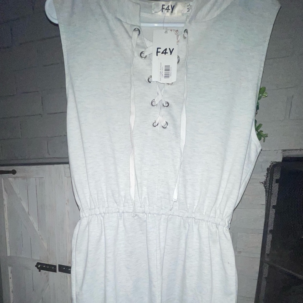 Sleeveless romper